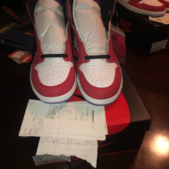 Air Jordan 1 “Spider-Man Origin” Sz 10.5 DS - Picture 3 of 8